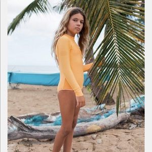 Long sleeve girls one piece suit